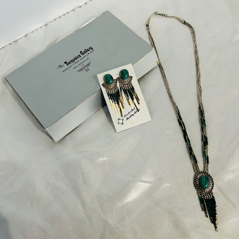 Sterling Navajo Malachite