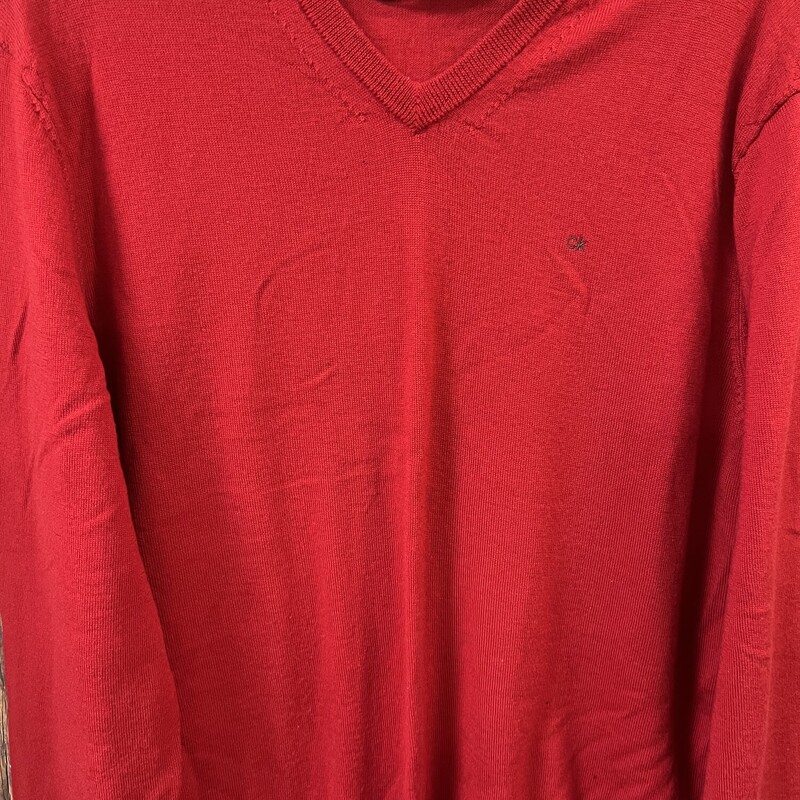 Red Calvin Klein Sweater, Size: Xl