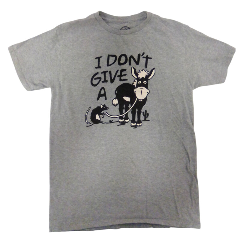 Shirt: Grey I Dont Give A