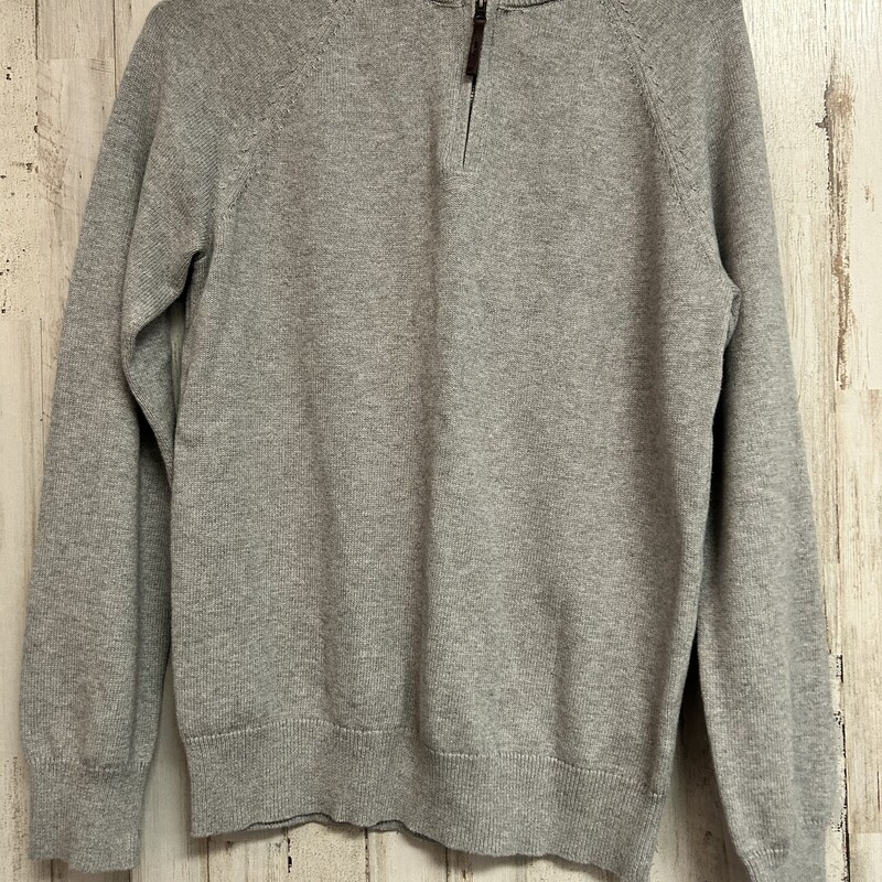 12/14 Grey Knit Pullover, Grey, Size: Boy 10 Up