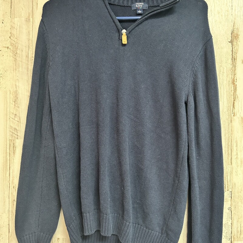 10/12 Navy Knit Pullover, Navy, Size: Boy 10 Up