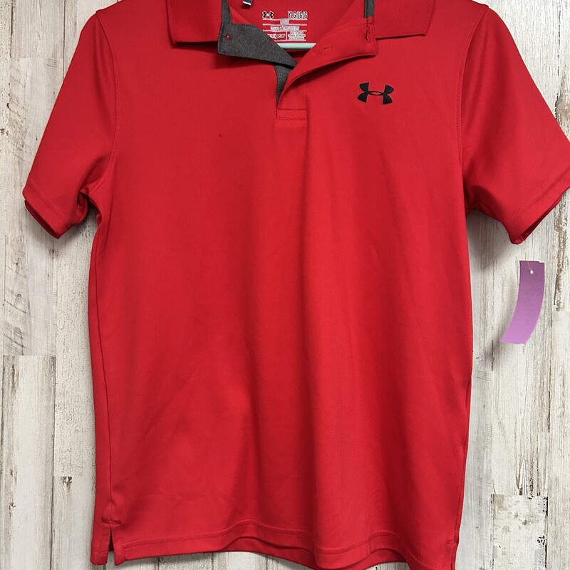 14/16 Red Logo Polo