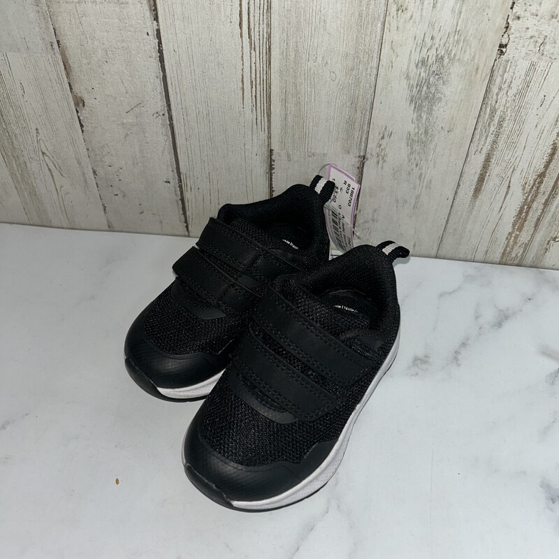 4 Black Velcro Sneakers