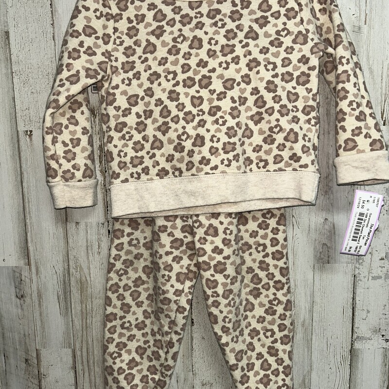 18M 2pc Cheetah Sweat Set