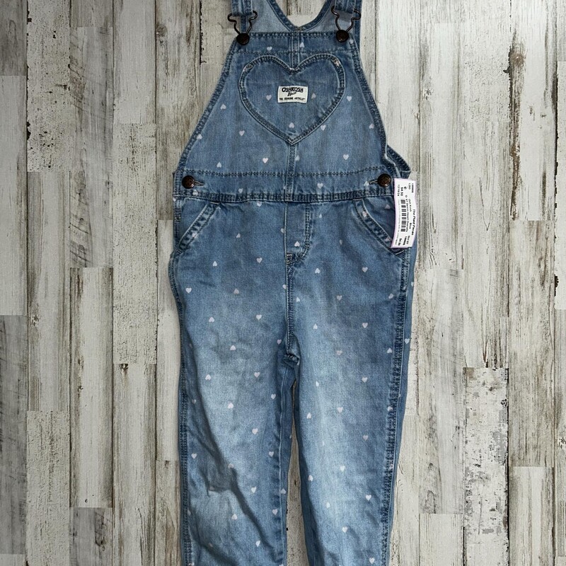 5T Denim Heart Overalls