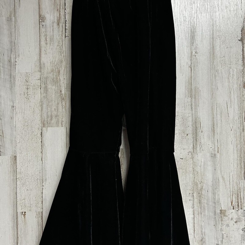 4T Black Velvet Flares