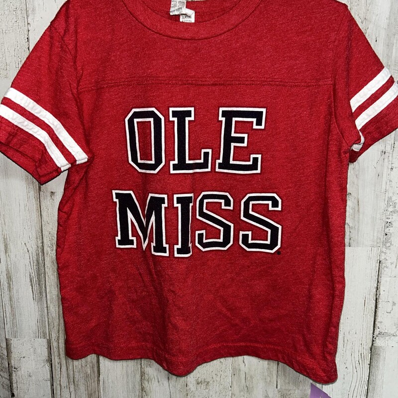 4 Red Ole Miss Tee