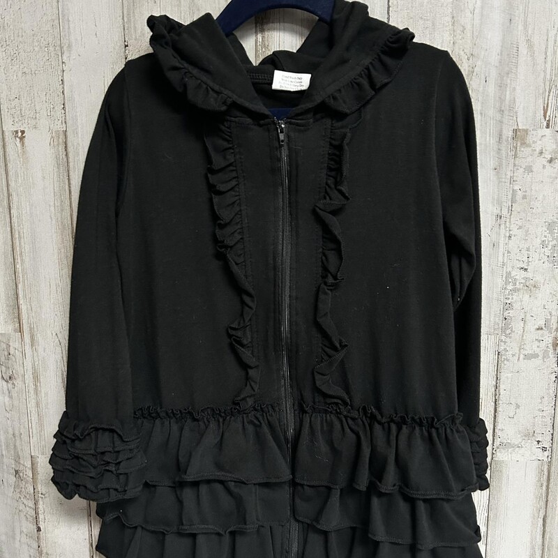 5/6T Black Ruffle Jacket