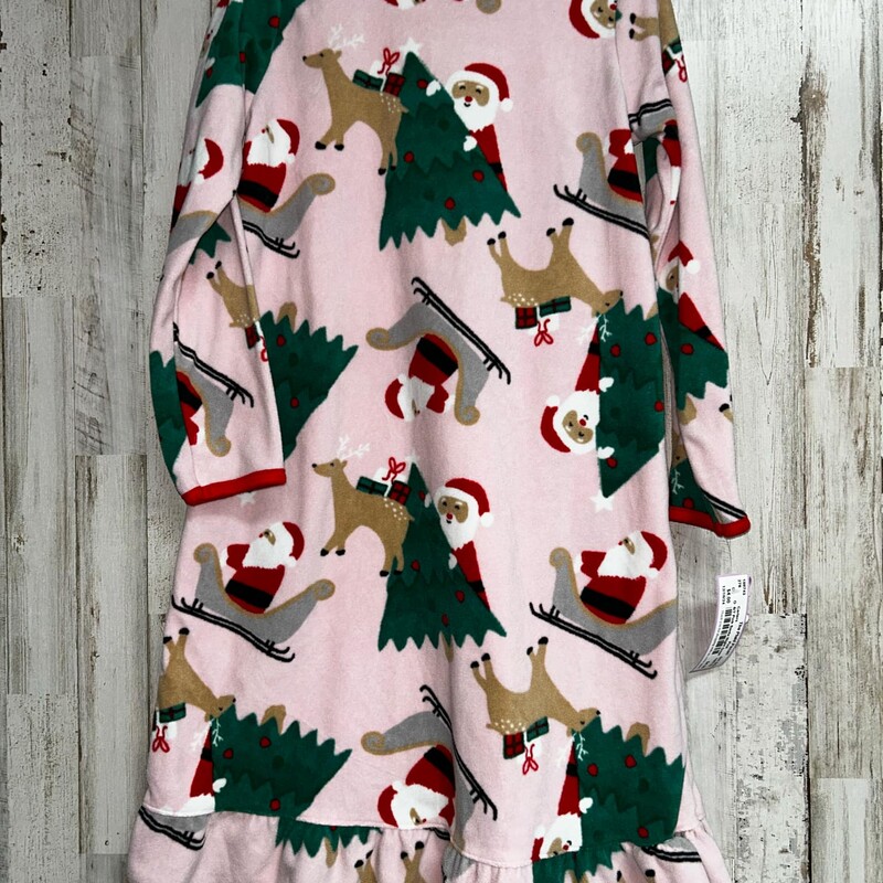 6/7 Pink Santa Night Gown