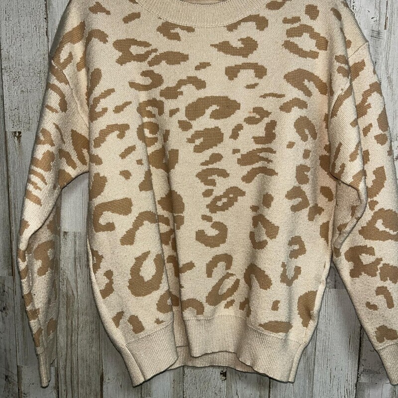 9 Tan Leopard Sweater