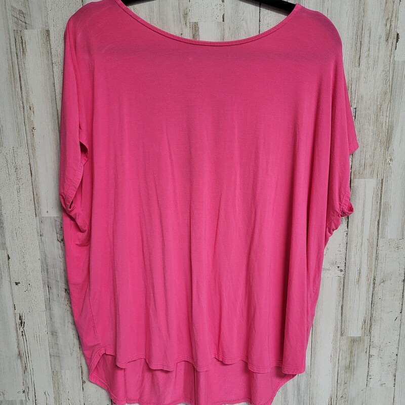 S/M Hot Pink Piko Style T