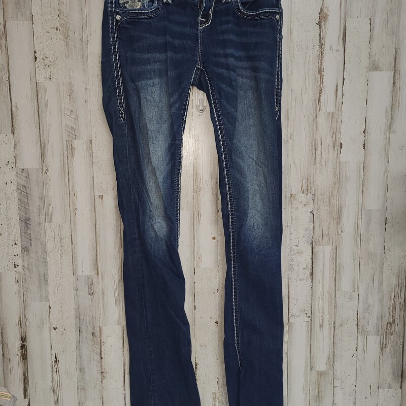 Sz25 Studded Bootcut Jean, Blue, Size: Ladies S