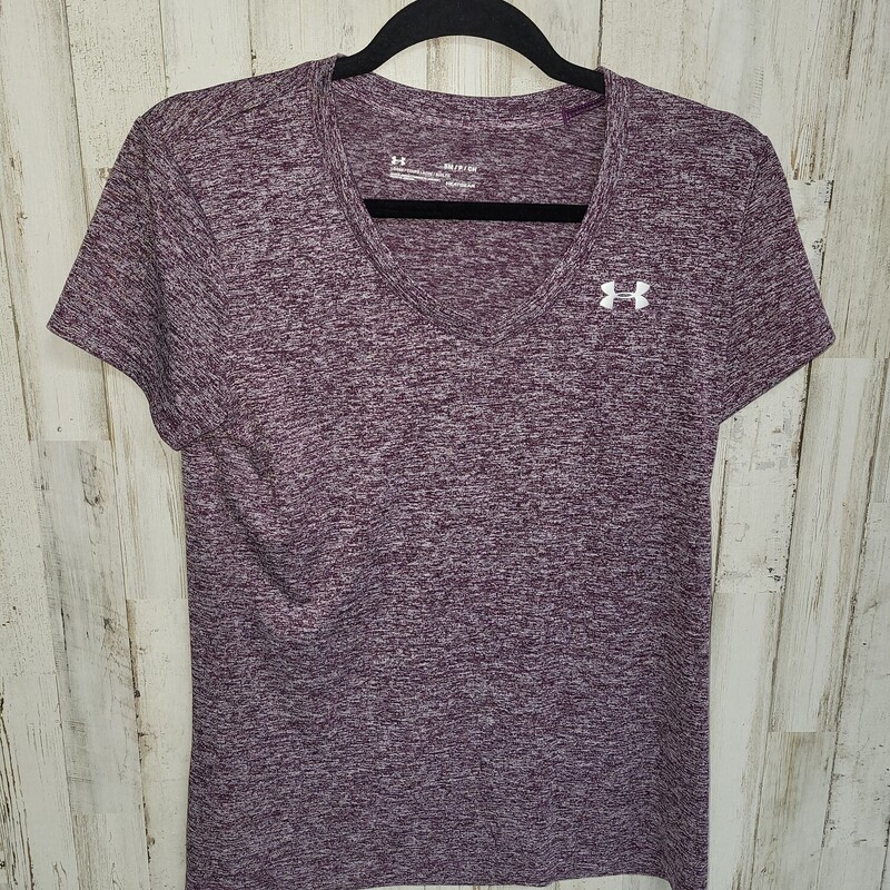 S Purple Heathered Tee, Purple, Size: Ladies S