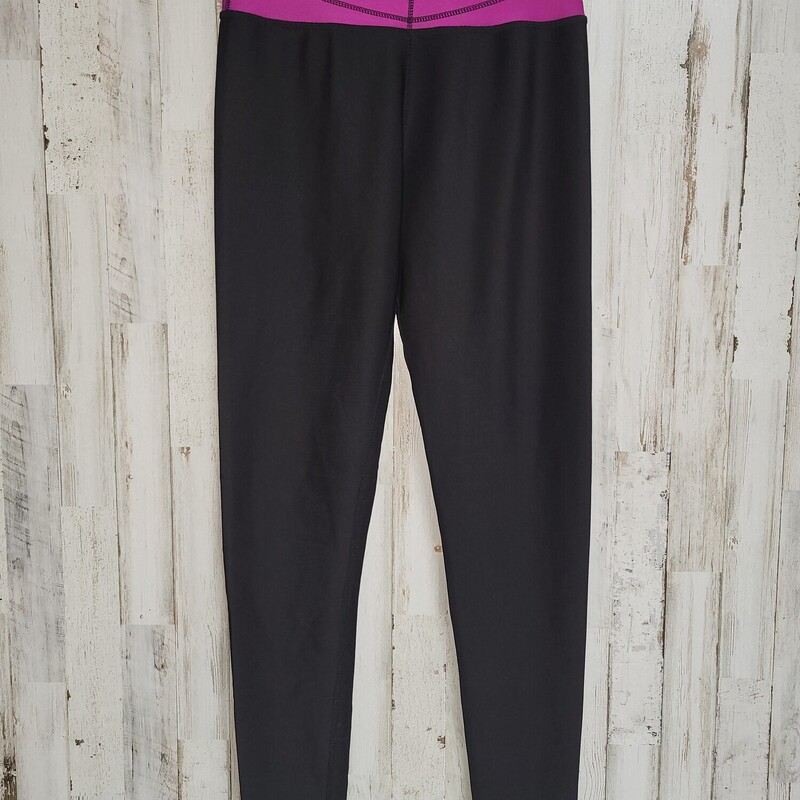 L/XL Black/Purple Legging