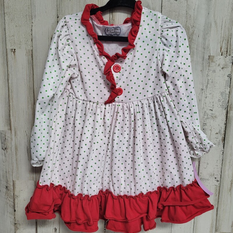 18/24M White Dot Ruffle G