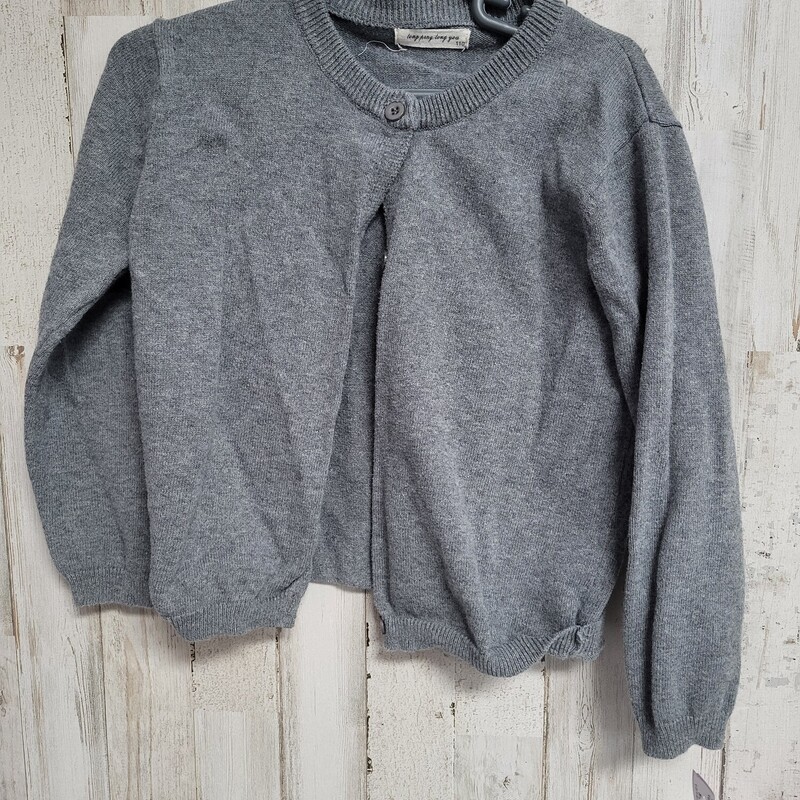 4T Grey Knit Cardigan