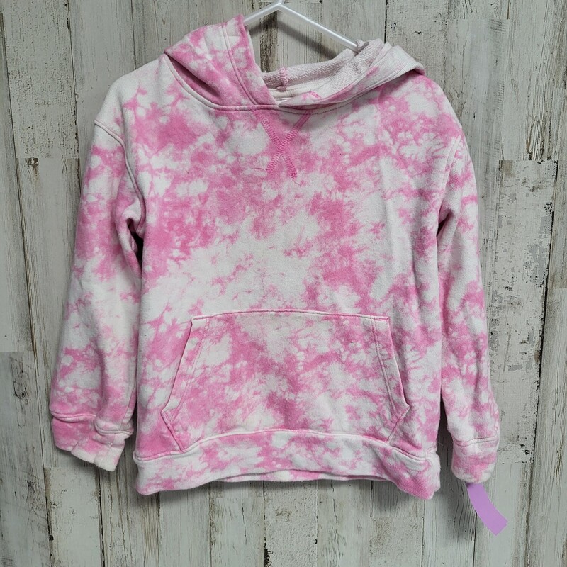 4T Pink Dye Hoodie, Pink, Size: Girl 4T