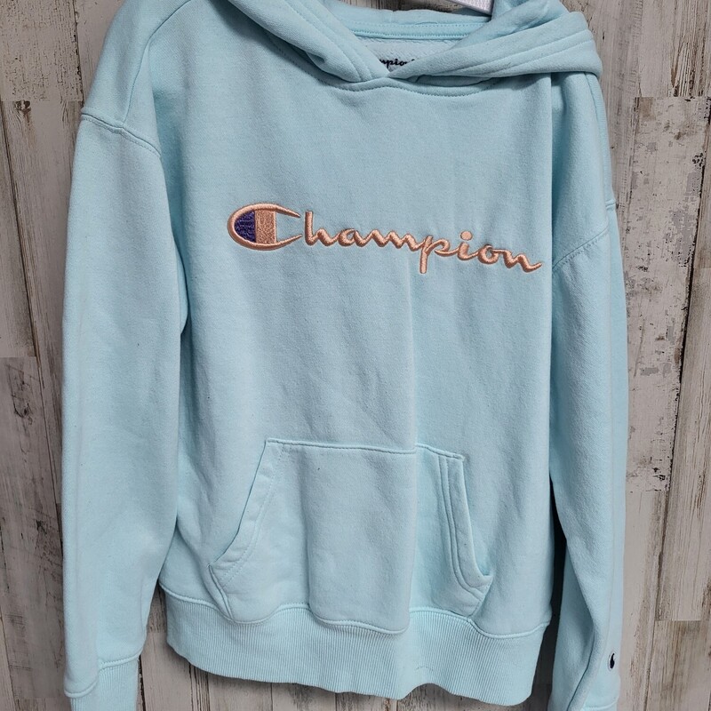 7/8 Lt Blue Logo Hoodie