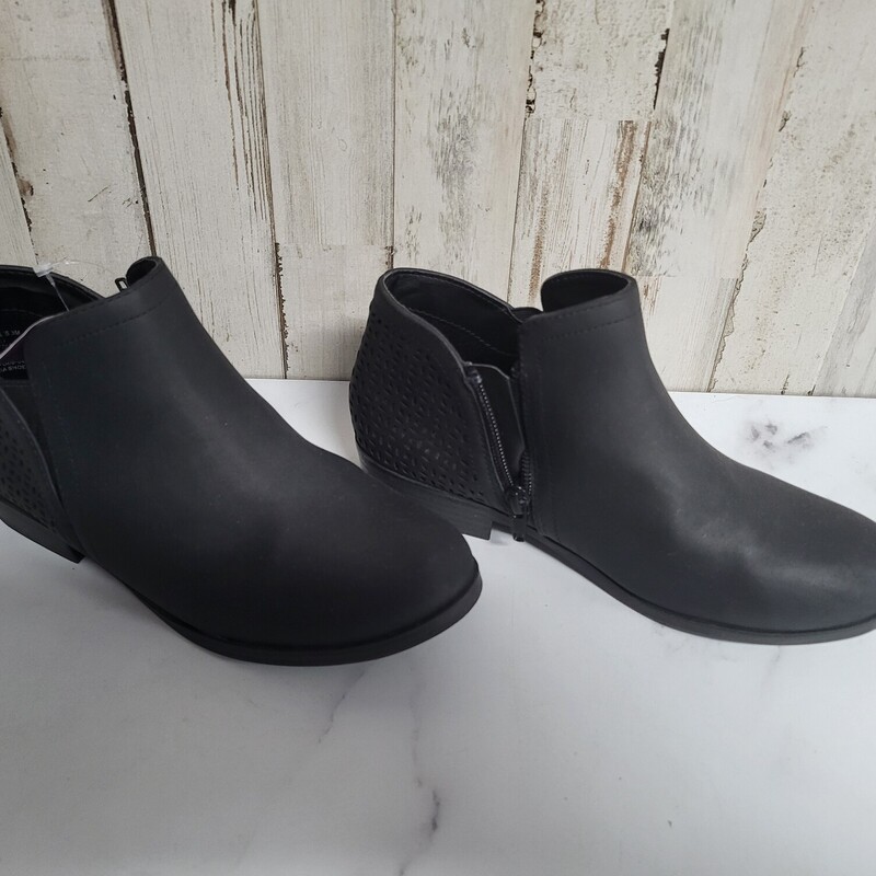 Y3 Black Cut Out Booties