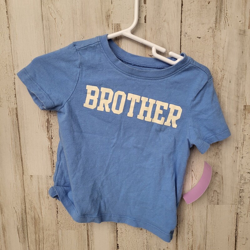 18/24M Blue Brother Tee, Blue, Size: Boy 12-24m