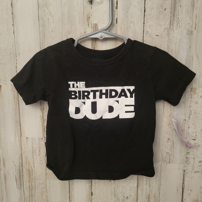 18/24M Birthday Dude Tee, Black, Size: Boy 12-24m