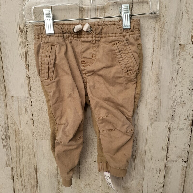 12M Khaki Joggers, Khaki, Size: Boy 12-24m