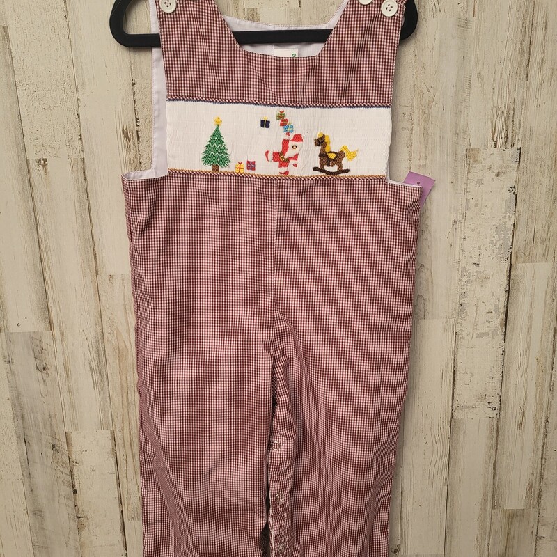 18M Santa Smock Romper