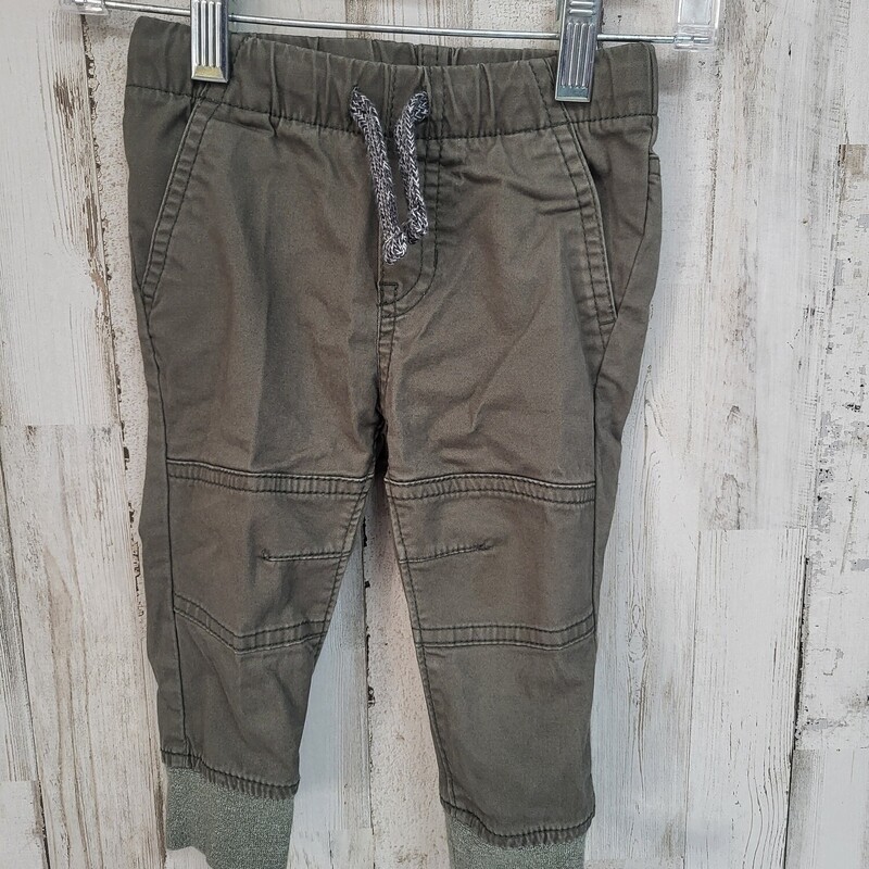 12M Green Joggers, Green, Size: Boy 12-24m