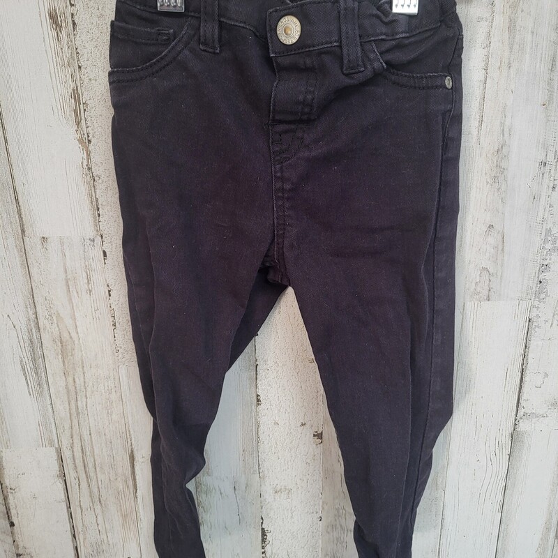 18M Black Denim Pants, Black, Size: Boy 12-24m