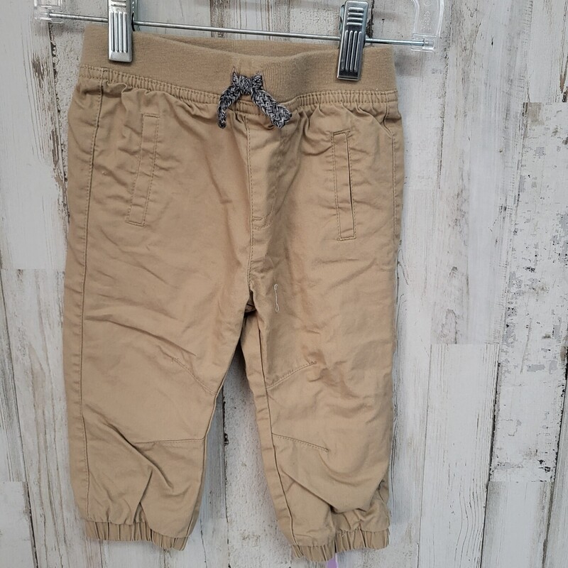 12M Khaki Joggers, Khaki, Size: Boy 12-24m