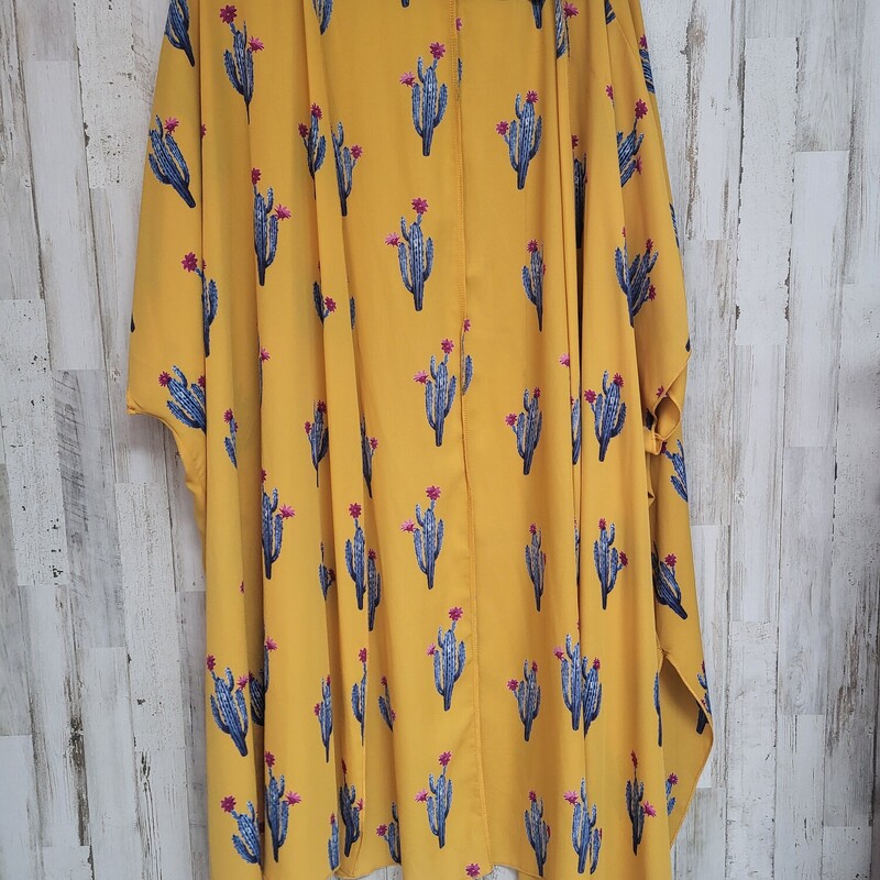 2X Yellow Cactus Kimono