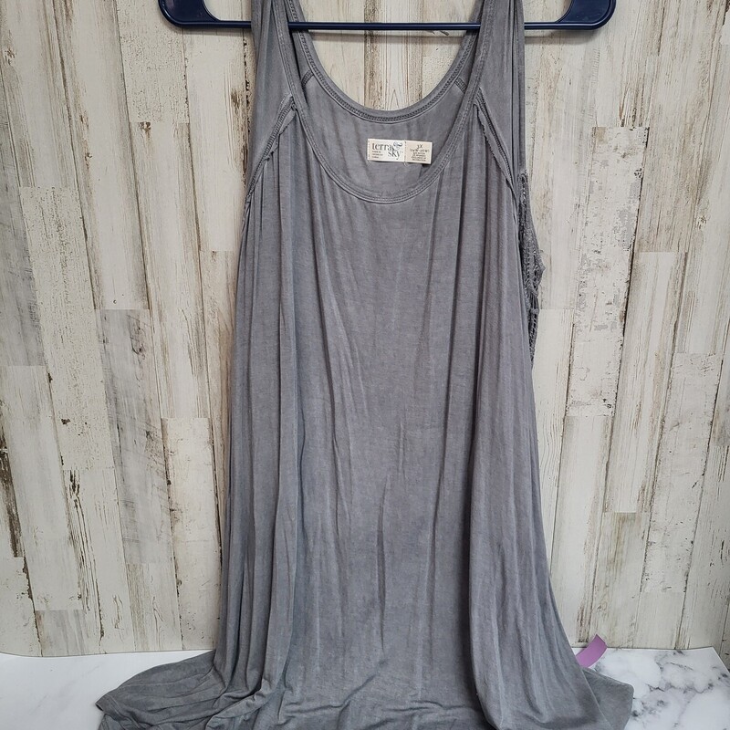 3X Grey Lace Cold Shoulde