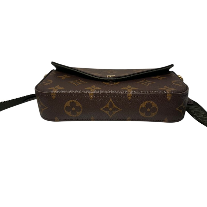 Louis Vuitton Felicie Strap & Go Monogram

Date Code: Chipped

Dimensions:
7W x 4.5H x 1.5D
13.5-21 strap drop

In very good condition. Light wear throughout the bag.

Comes with original dust bag and box.