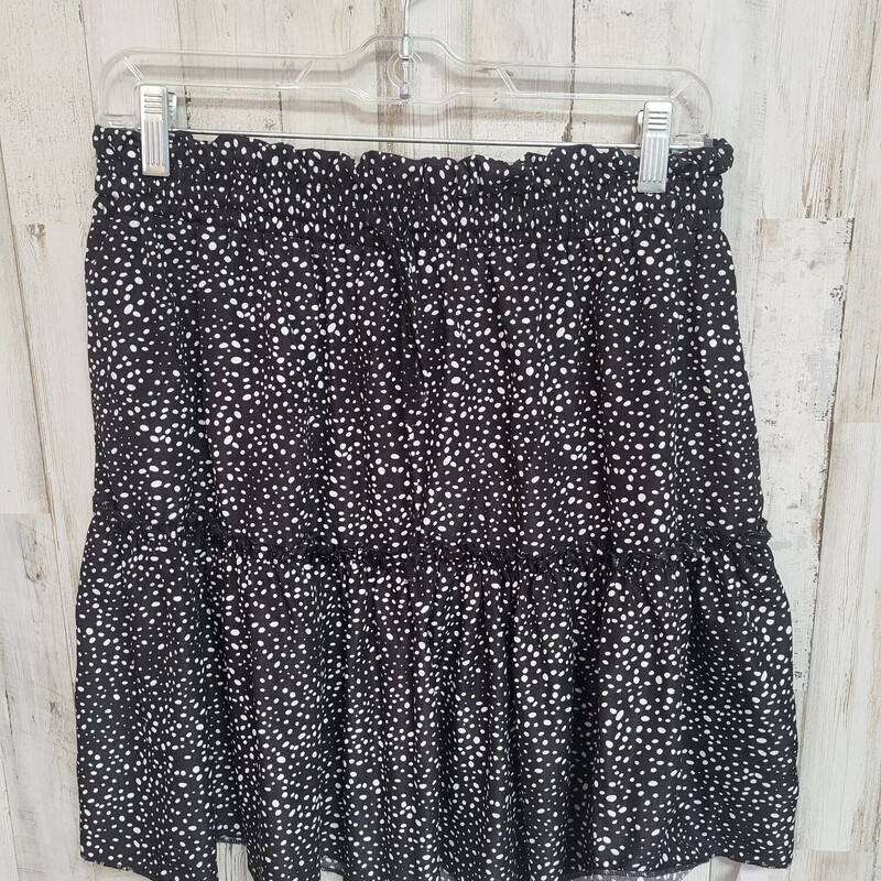 M Black Spotted Skirt