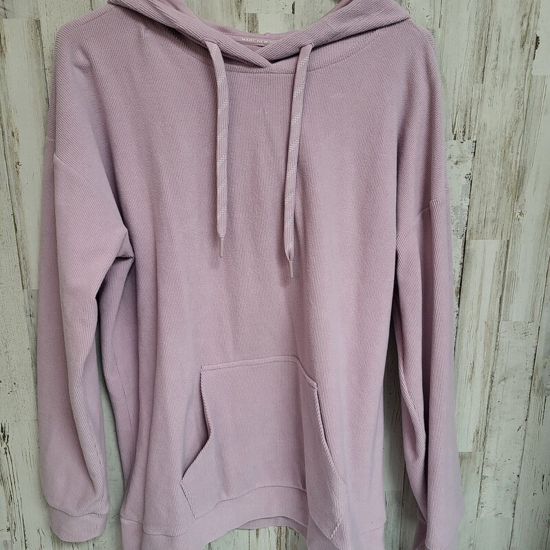 L Lilac Drawstring Hoodie