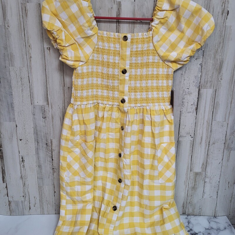 NEW 10/12 Yellow Plaid Dr