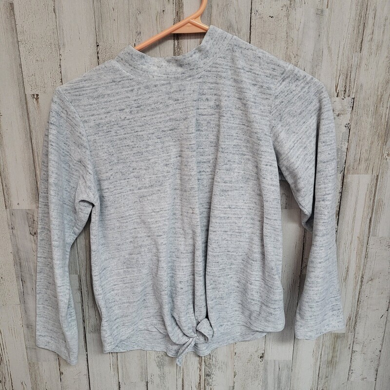 10/12 Grey Tie Knot Top