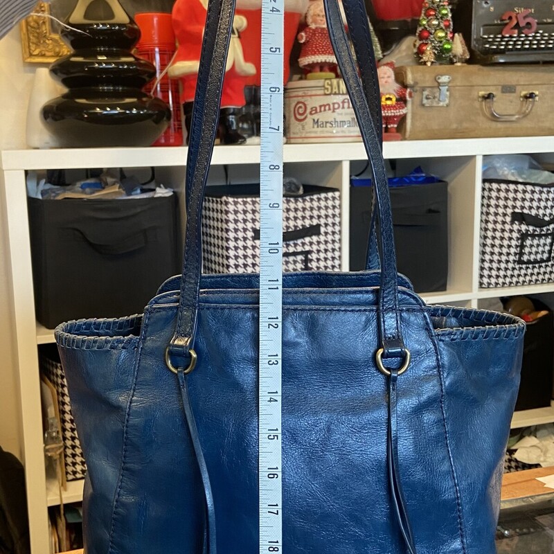 Blue Leather Purse<br />
Blue<br />
Size: R $298