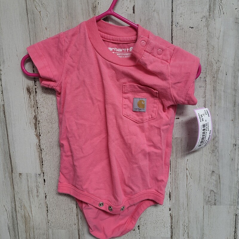 3M Pink Pocket Onesie