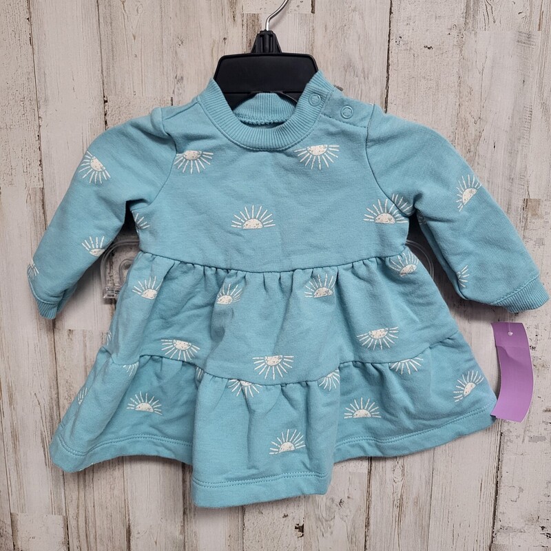 3M 2pc Teal Sunshine Set, Teal, Size: Girl NB-3m