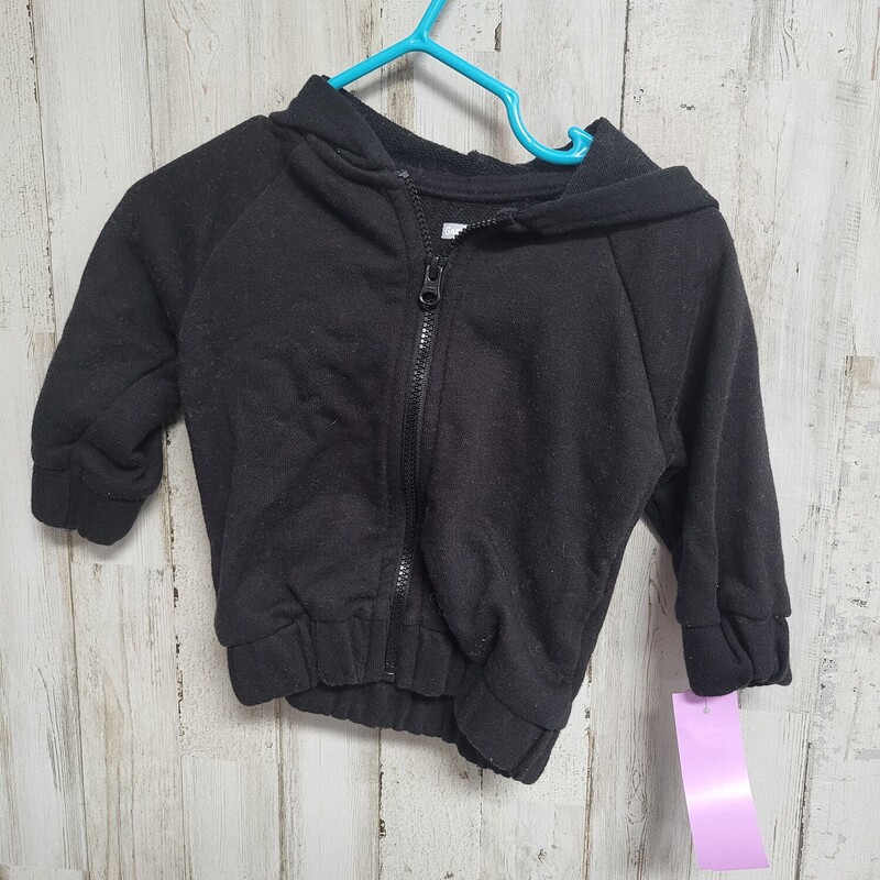 0/3M Black Zip Jacket