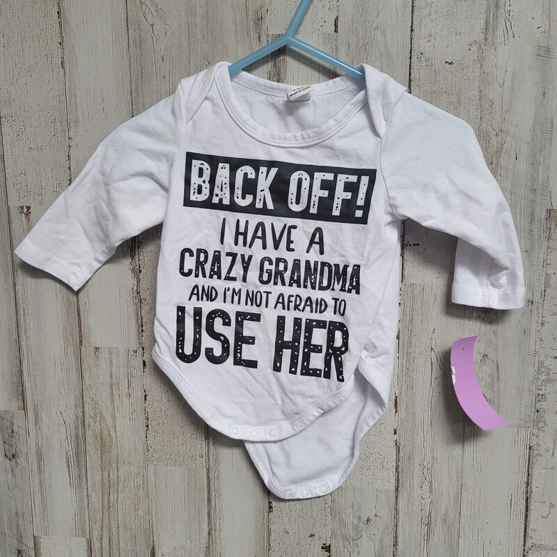 1/3M Back Off Onesie