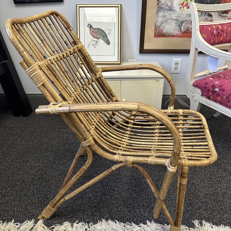 Antique Bamboo Chair, Rustic