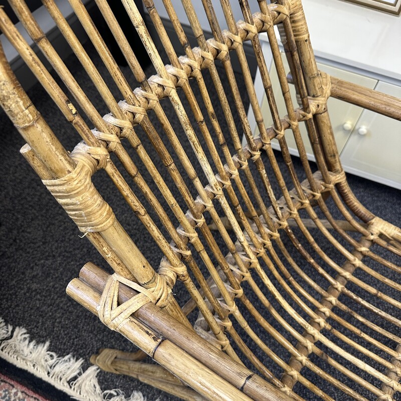 Antique Bamboo Chair, Rustic