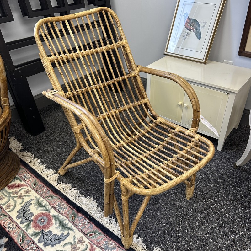 Antique Bamboo Chair, Rustic