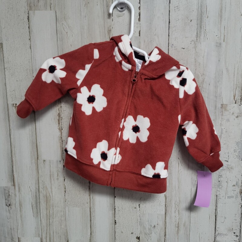 3M Rust Floral Jacket, Orange, Size: Girl NB-3m