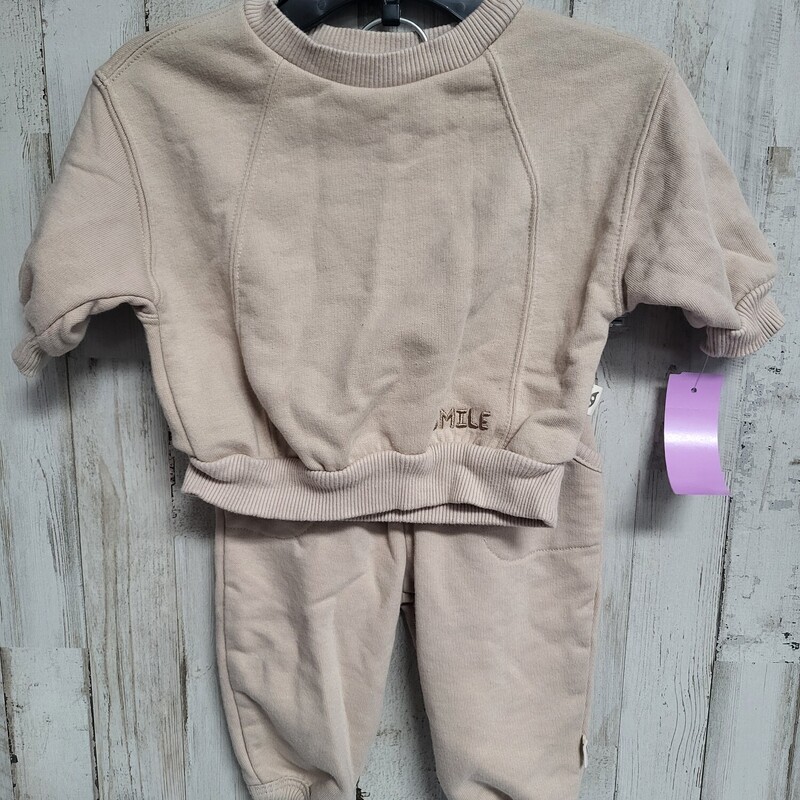 0/3M 2pc Tan Smile Set