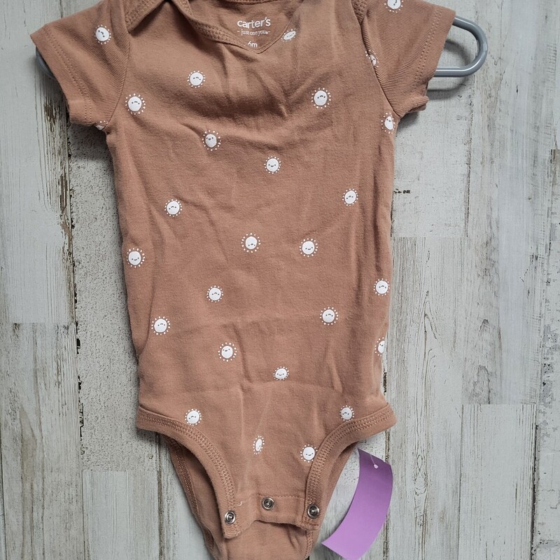 6M Tan Sunshine Onesie, Tan, Size: Girl 6-12m