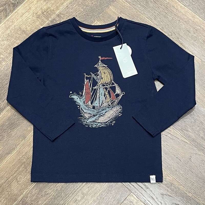 Noppies Ls Tee, Navy, Size: 4Y
NEW