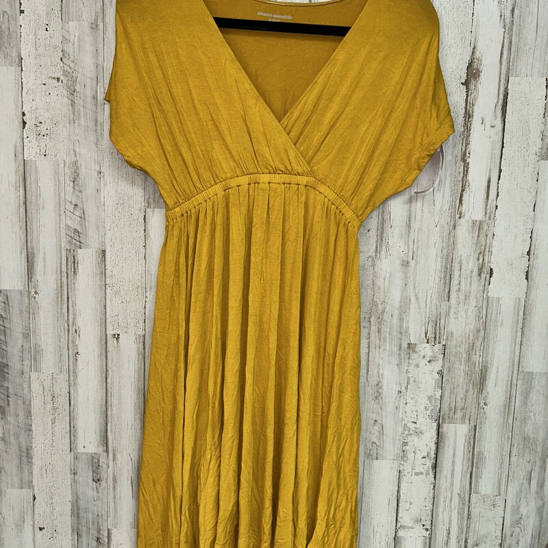 S Mustard Yellow Dress, Yellow, Size: Ladies S